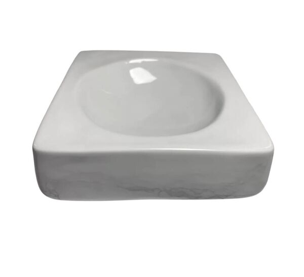 Vide-poche en porcelaine Yves Mohy pour Virebent 1970