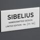 Neoclassical design stool Sibelius - Wenge and beech capitonné
