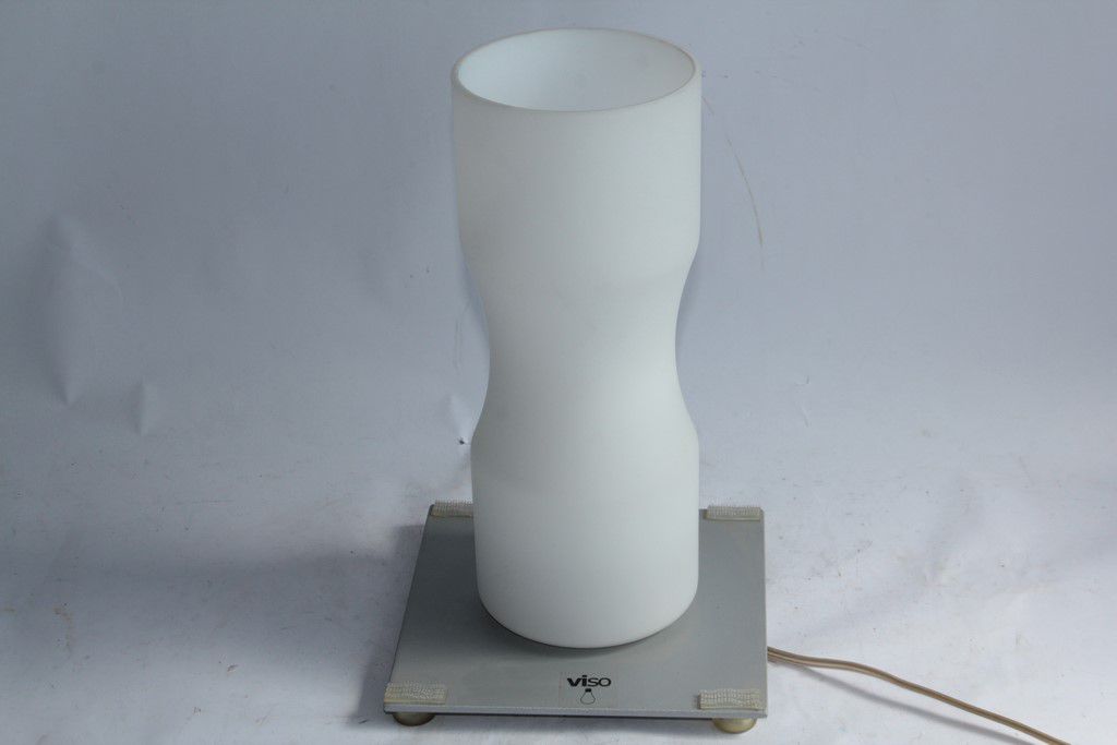 Plexiglas cube lamp viso canada 1990 design philippe lisboa