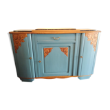Buffet art deco blue storm