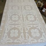 Antique crochet bedspread / tablecloth / curtain
