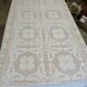 Dessus de lit / nappe / rideau ancien en crochet