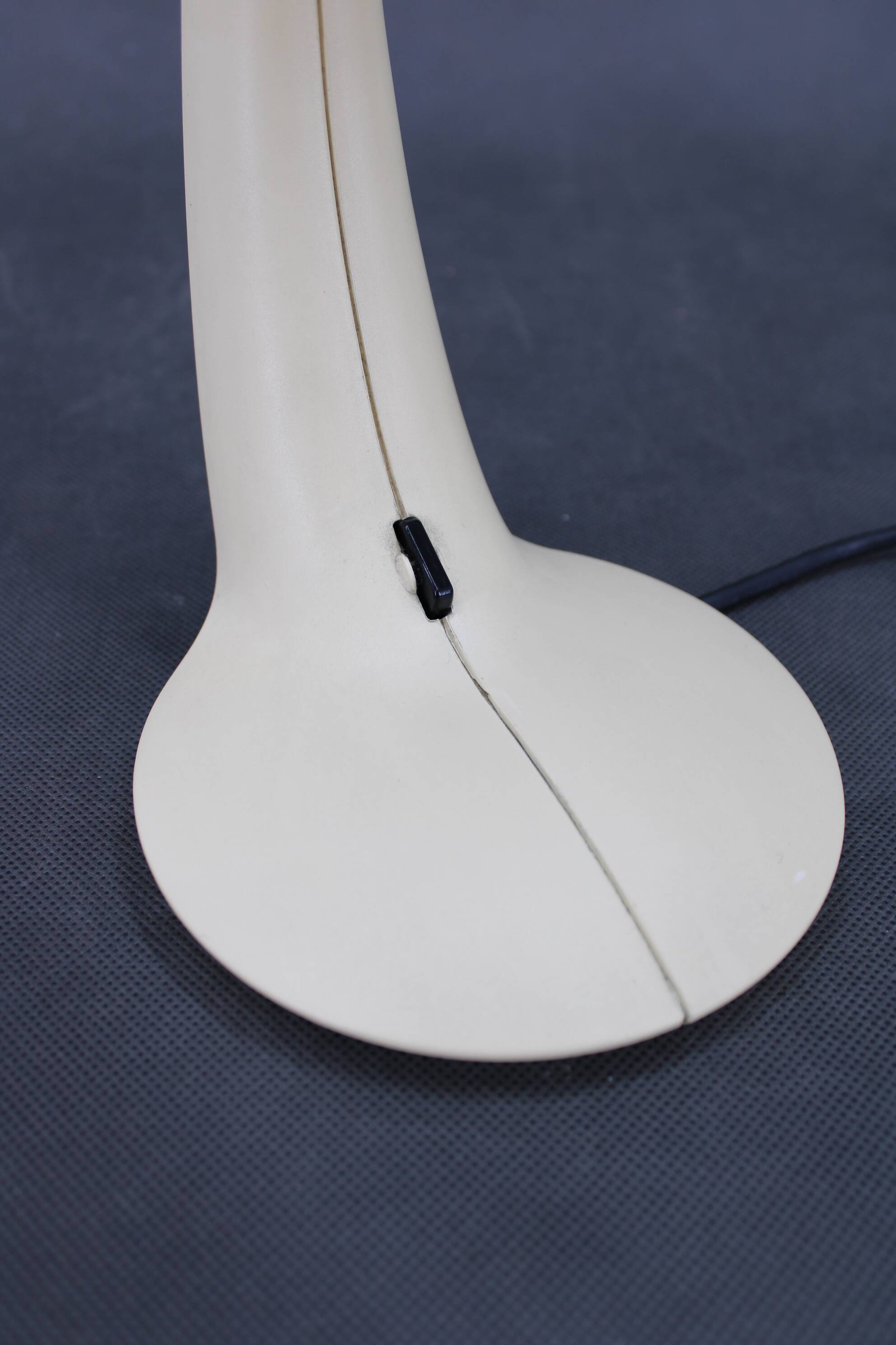 1970s Pair of Veneta Lumi Table Lamps  model Virgola, Italy