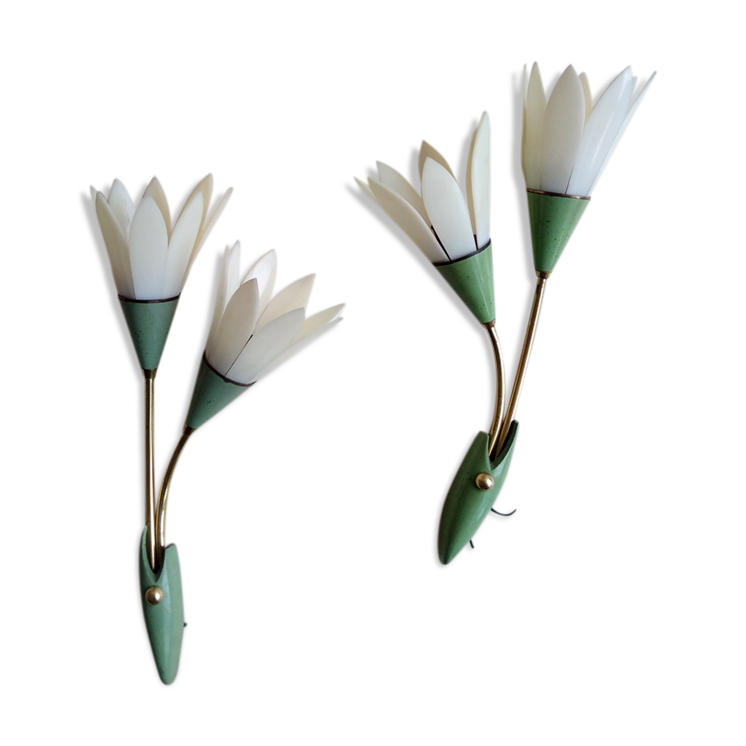 "Flower" wall sconces - 1950s/60s