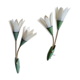 "Flower" wall sconces - 1950s/60s