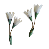 "Flower" wall sconces - 1950s/60s