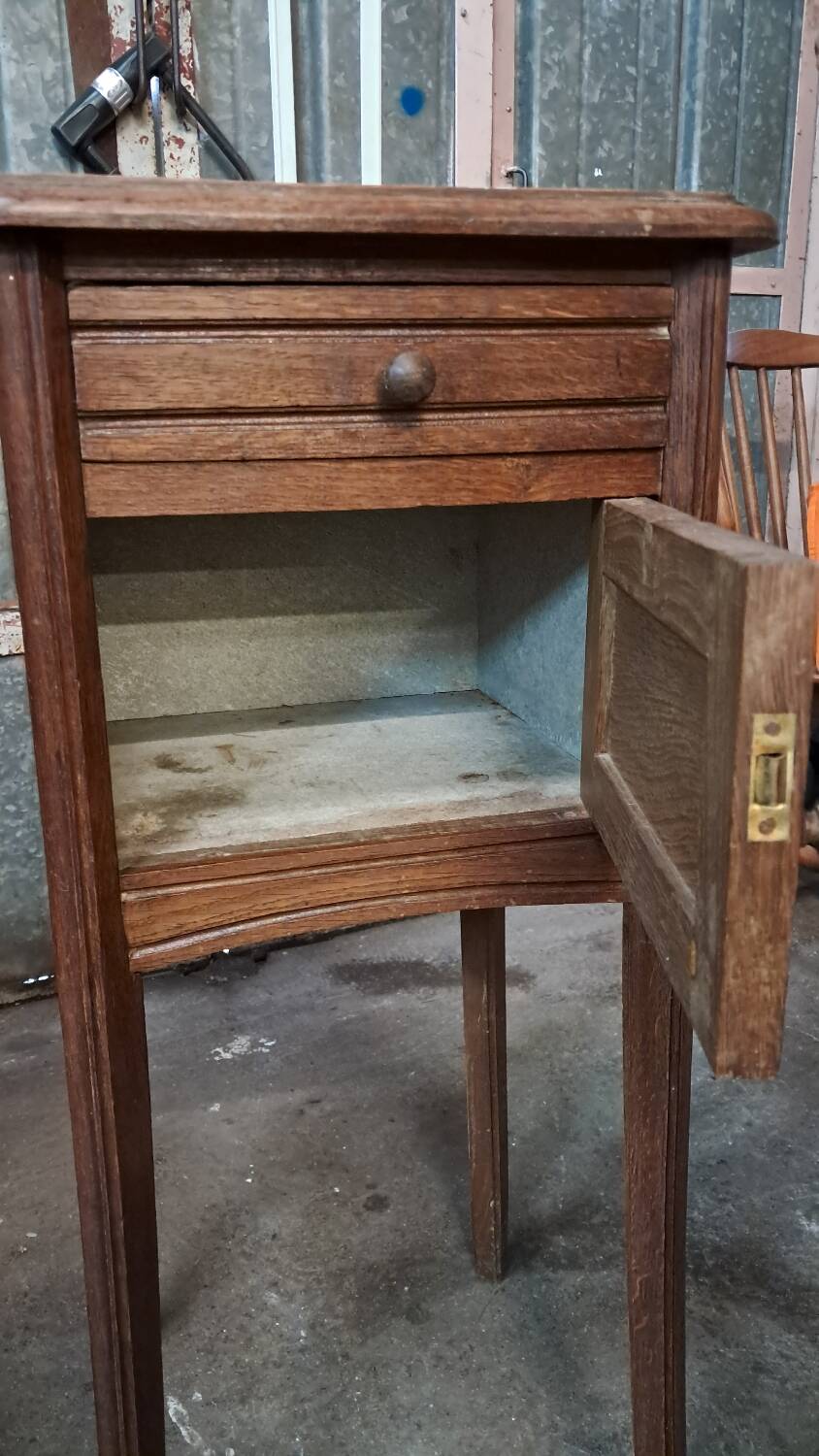 Art nouveau bedside table