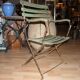 Folding garden armchair from the 1900s, entirely original