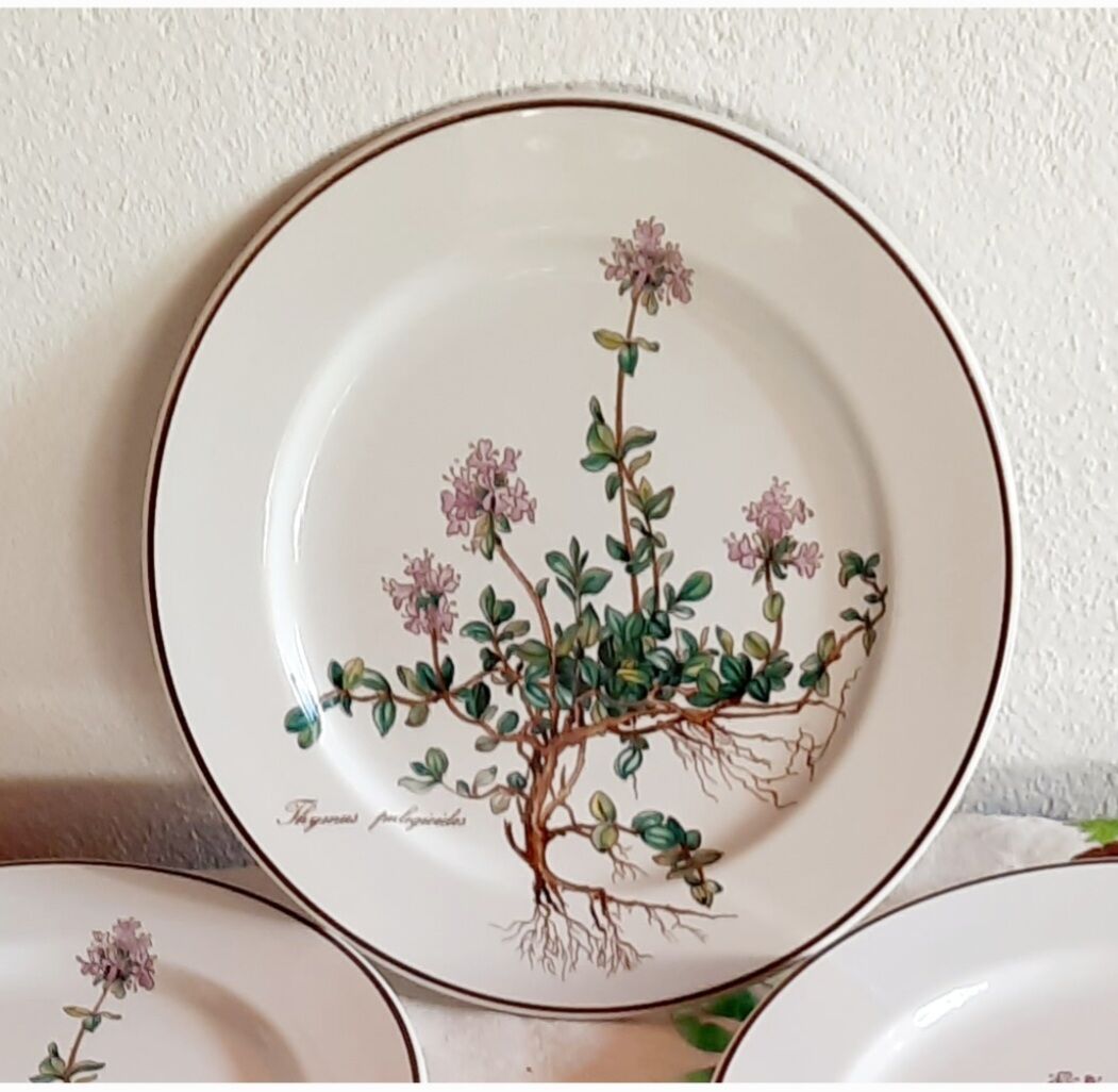 6 small plates - 20 cm - Botanica, Villeroy and Boch series