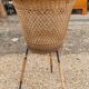 Corbeille rotin vintage
