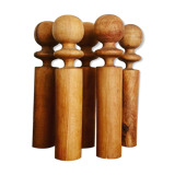 5 wooden keels