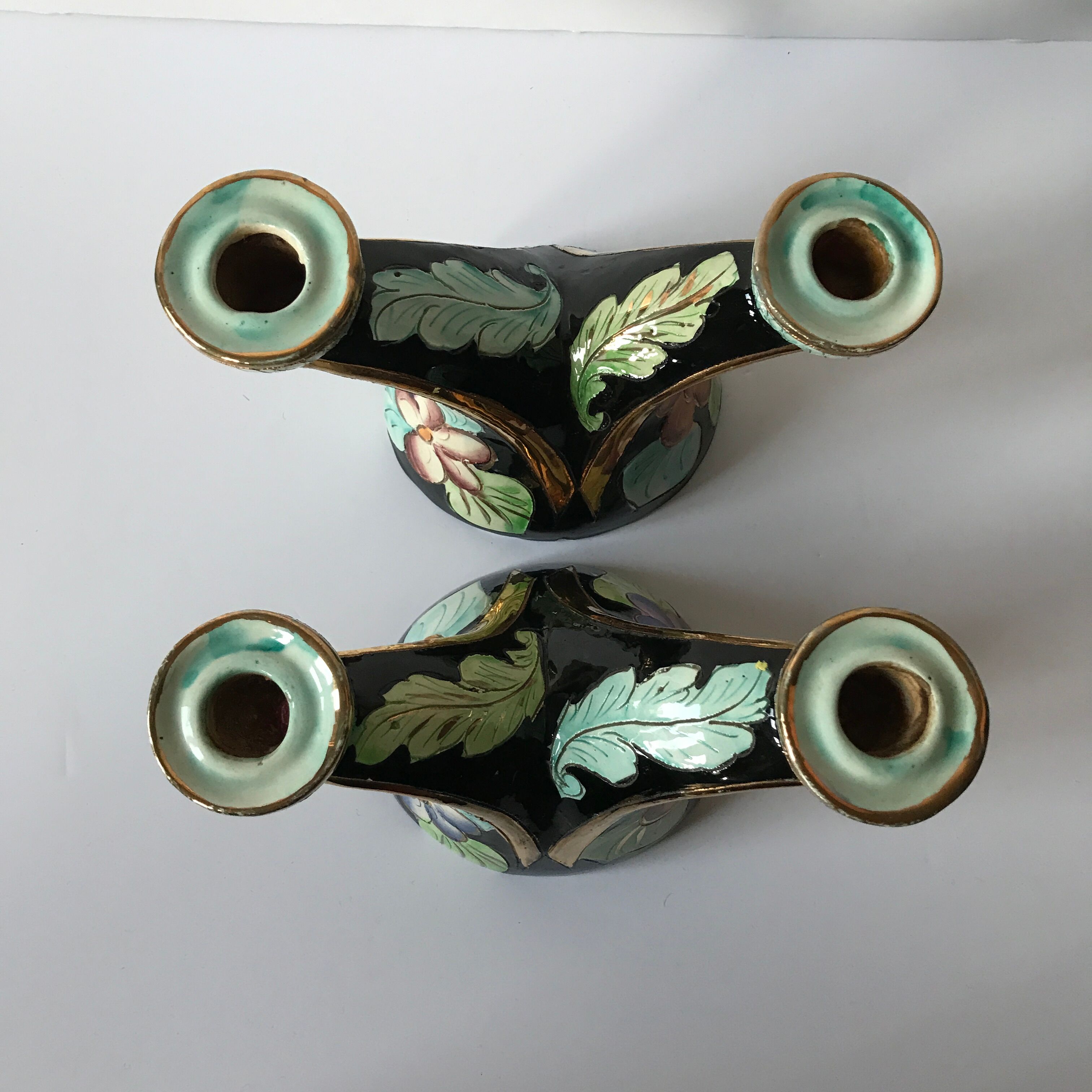 Pair of candlesticks Vallauris Monaco