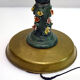 Ceramic floor lamp with little roses, 1950s