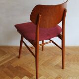 Ensemble de quatre chaises de salle à manger tchèques des années 1960 par TON avec une influence scandinave
