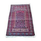 Ancient oriental prayer mat. ( 143 x 92 )