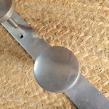 Porte-manteaux en aluminium  ( 6 patères) vintage