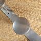 Vintage aluminum coat rack (6 hooks)