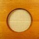 Golden oak compass stand & speaker cabinet 1960
