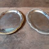 Lot de 2 petits plats inox