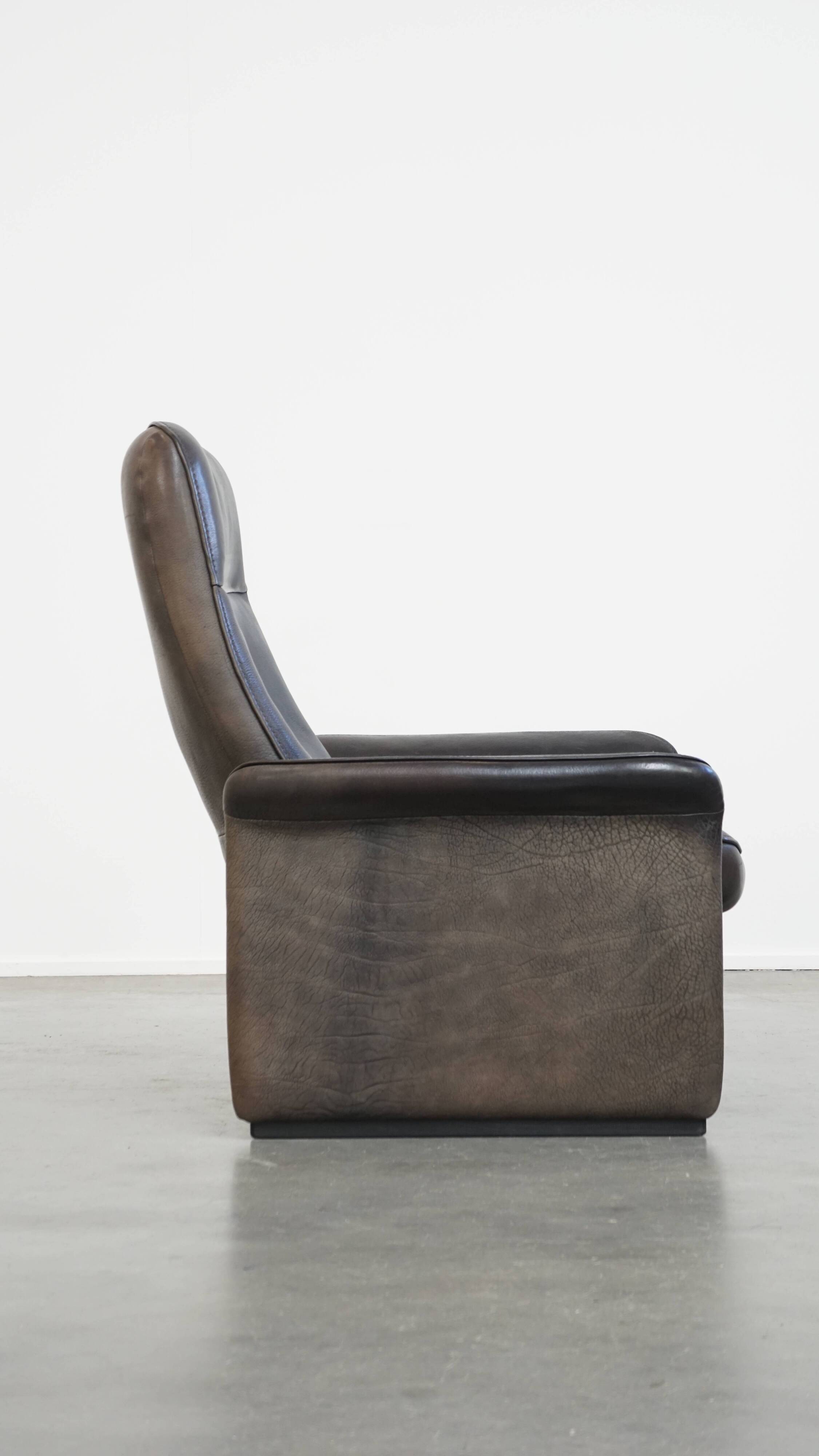 Vintage Leather Design Armchair by De Sede, Model DS50