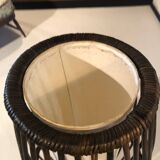Large rattan floor lamp 1960