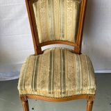 3 vintage Louis XVI style upholstered chairs