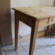 Table en bois brut
