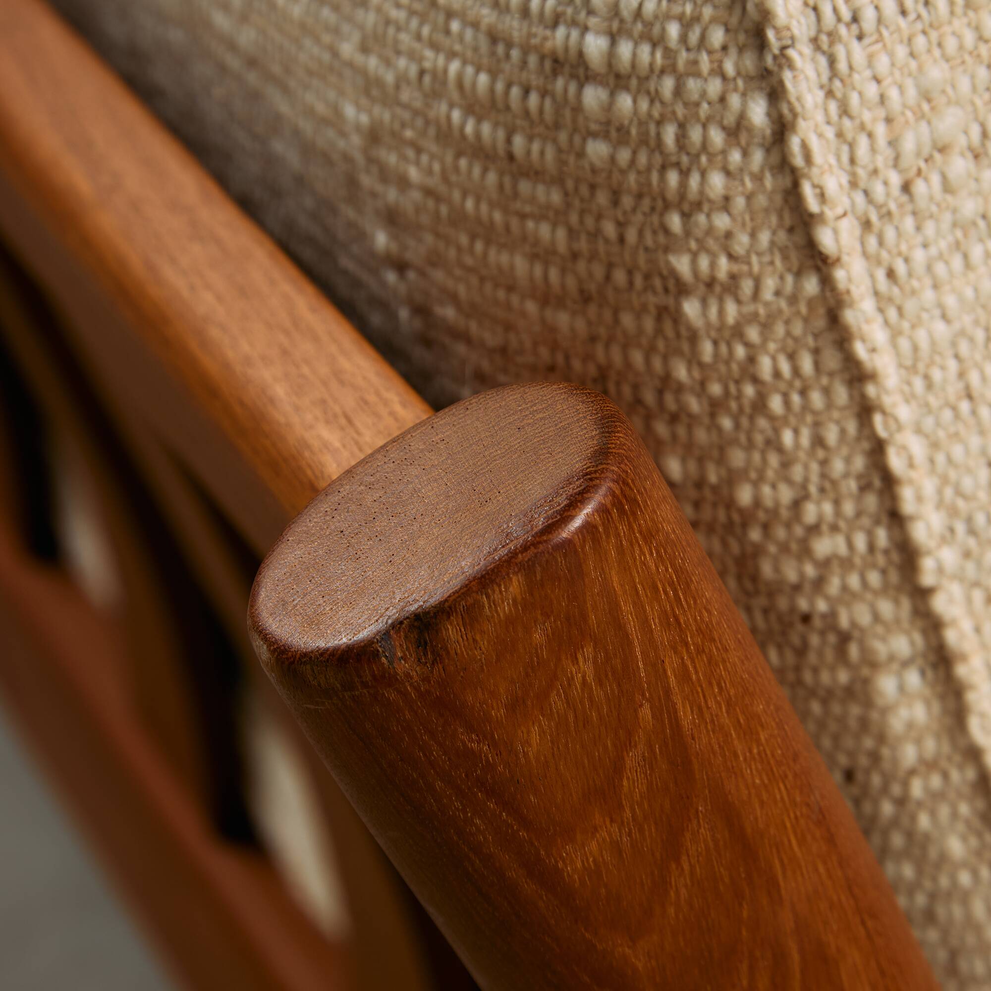 Dyrlund Three-Seater Sofa in Solid Teak