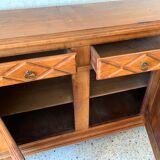 Vintage 4-door sideboard in solid wood