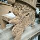 Colonial teak armchair from Ceylon