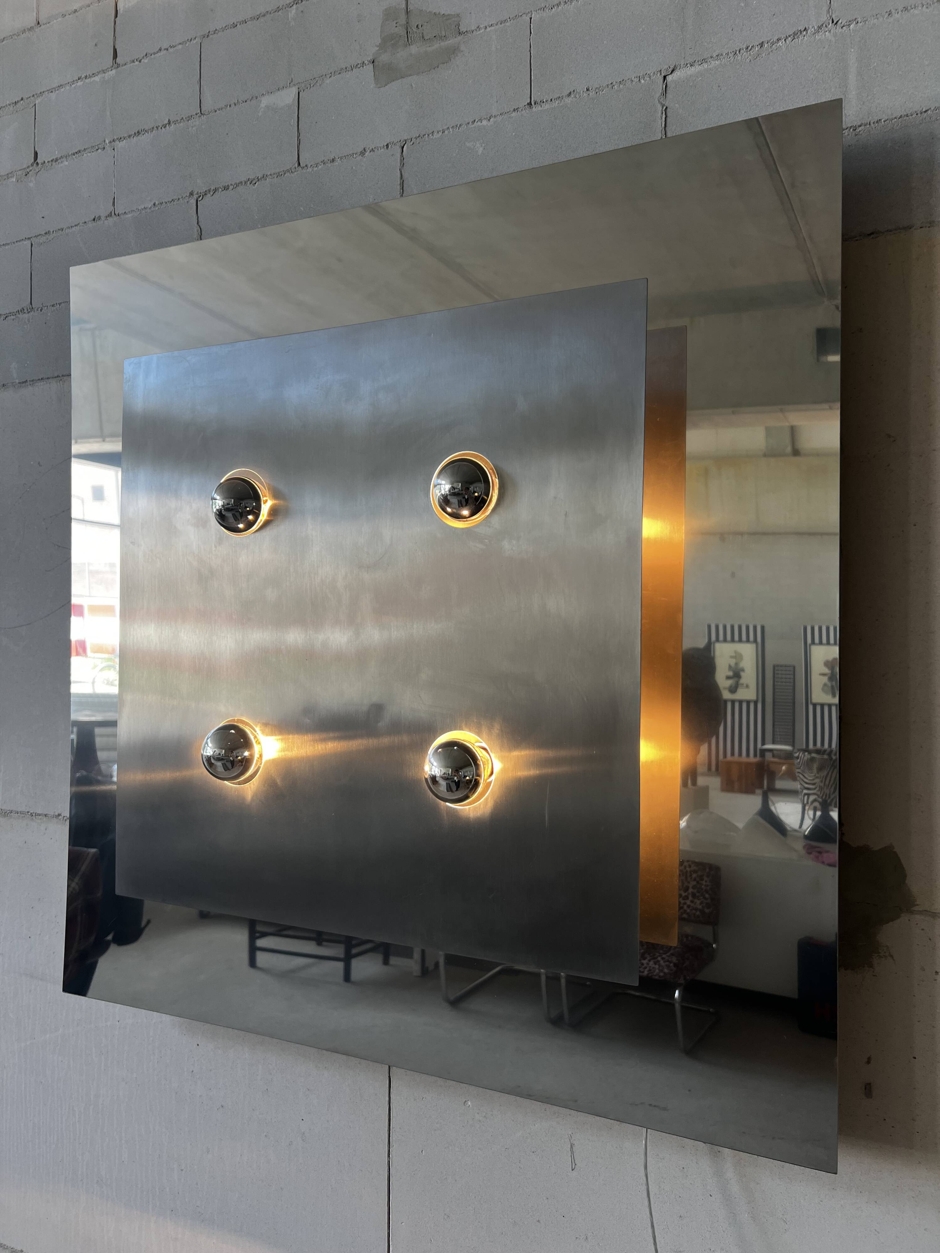 Screen wall lamp by Fabrizio Cocchia and Gianfranco Fini for New Lamp