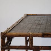 Vintage bamboo dining set in Chippendale style, Italy, year