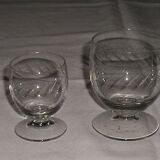 Service de verres 6 personnes années 70