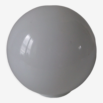 Ancien abat-jour globe boule sphère en verre 13 cm