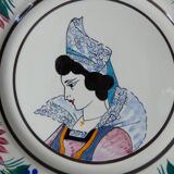 HB Quimper 2 flat plates Breton and Breton