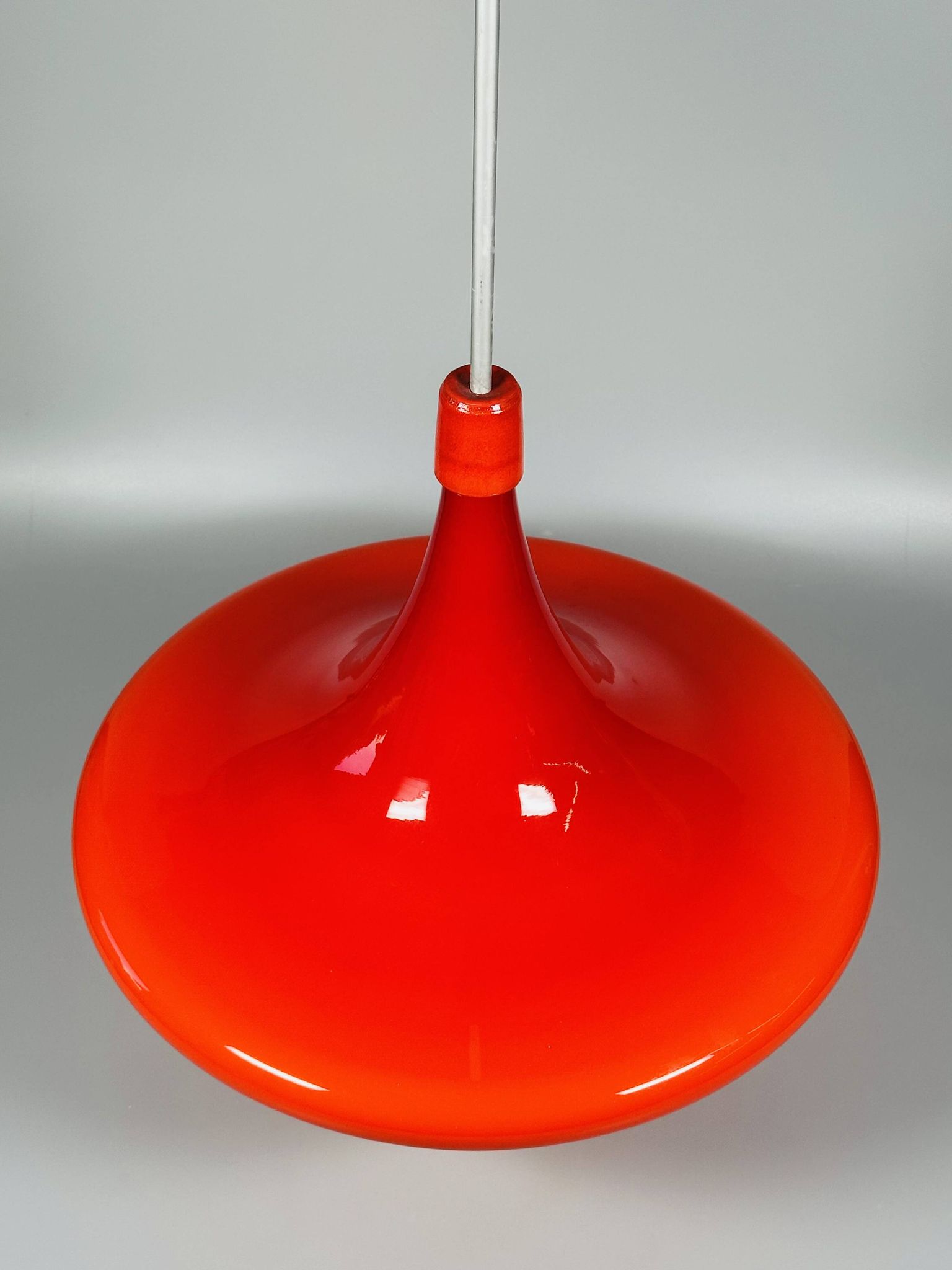 1960s/70s UFO Ceiling Lamp Hanging Lamp by Doria Leuchten Glass Space Age