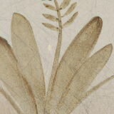 6 flat plates vintage flower decoration Lonchamp