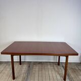 Scandinavian style extending teak table, French manufacture, 1960s