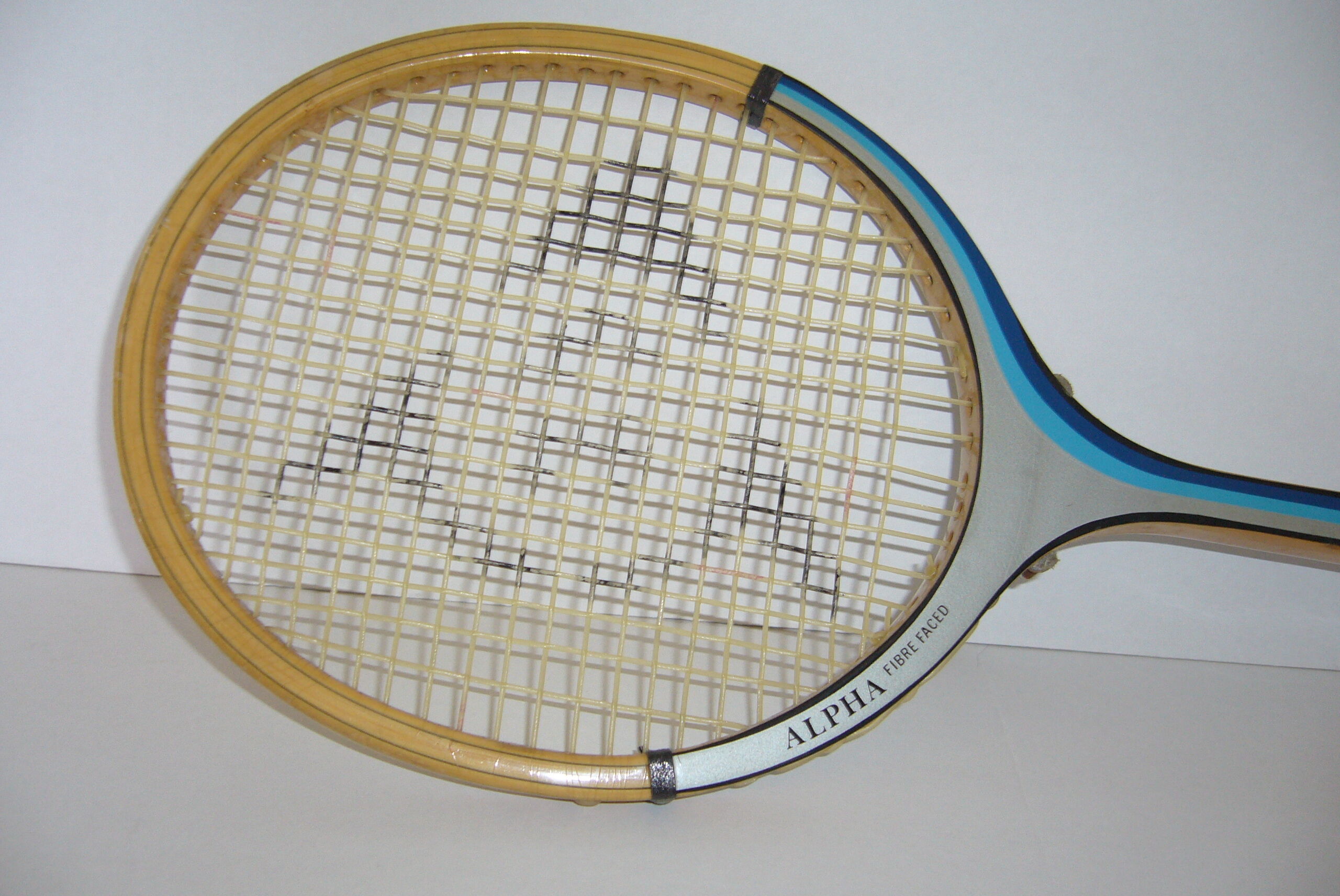 Raquette de squash Dunlop vintage en bois