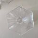 6 SAINT LOUIS flat-ribbed white wine glasses, Poincaré model