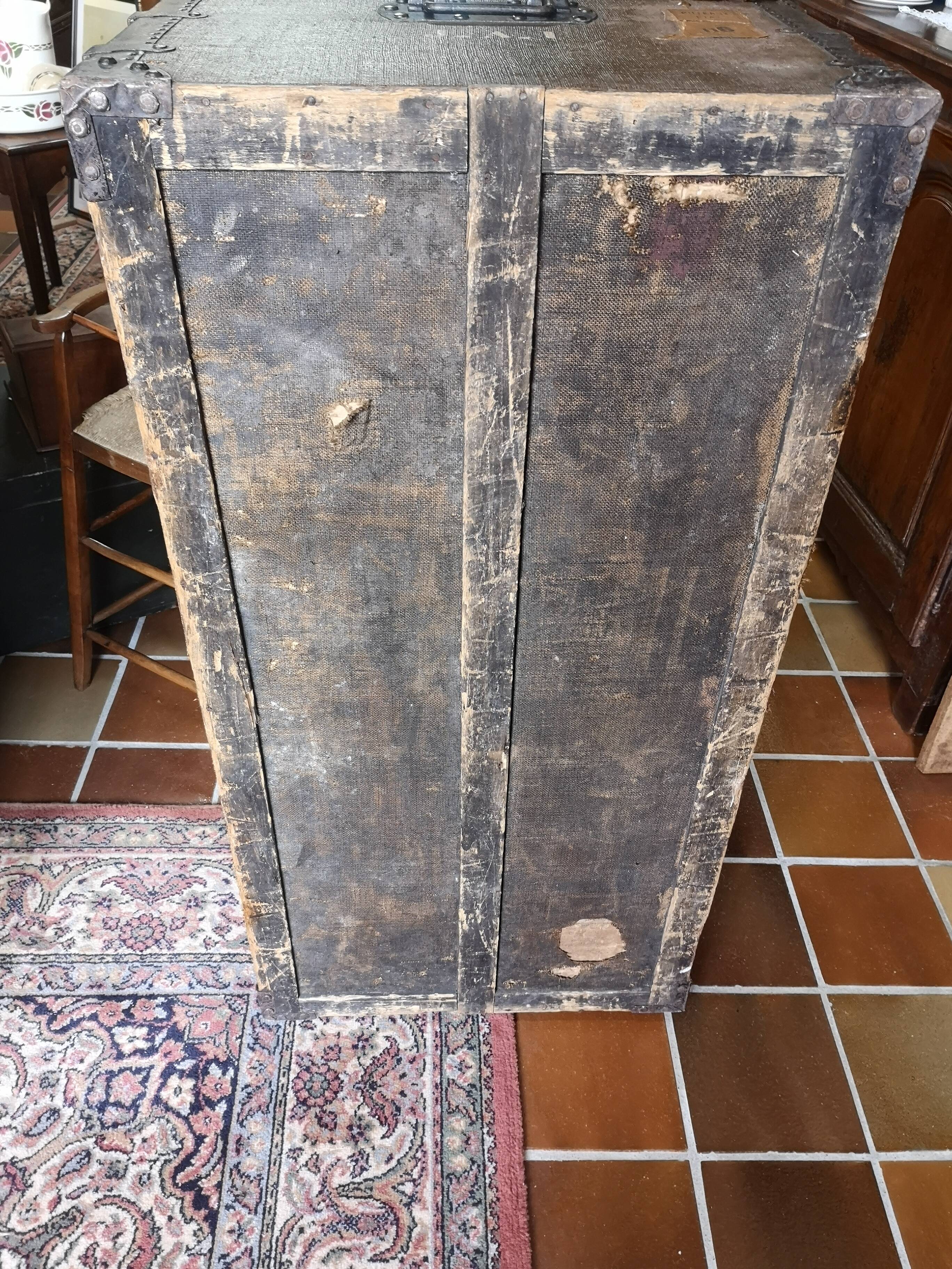 Ancient travel trunk