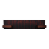 Scandinavian rosewood headboard, 1960