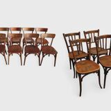 Set of 4 Baumann chairs + 10 Luterma chairs