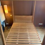 Solid teak canopy bed 160x200