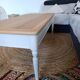 Table ancienne en bois massif restaurée