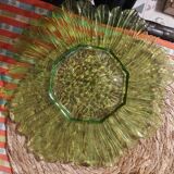 2 large art deco design plates