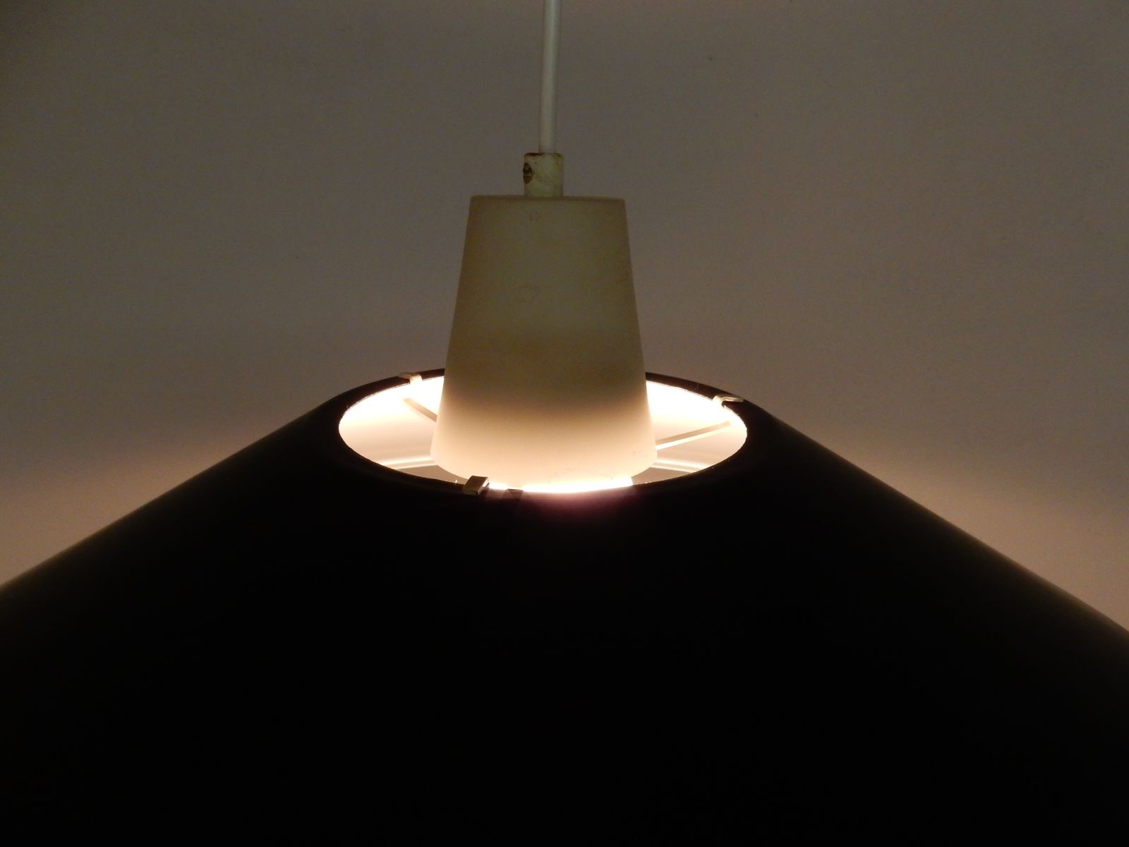Black and white mid-century suspension 1950s