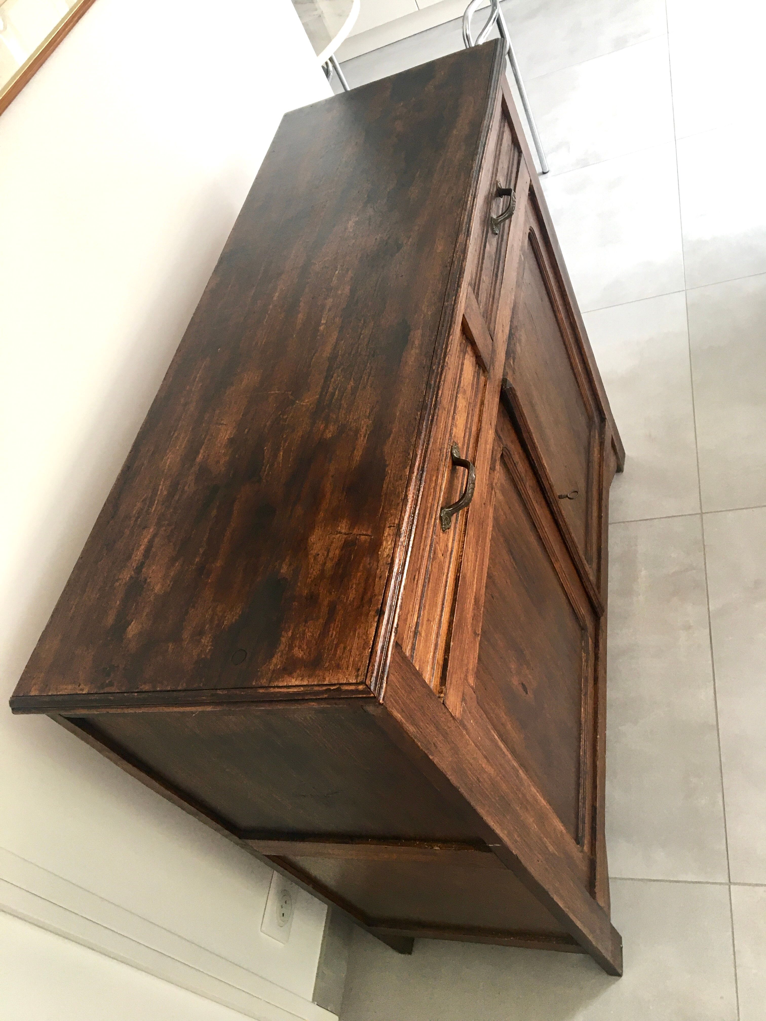 Parisian buffet old solid wood