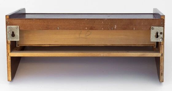 Teak wall shelf bedside - Denmark 1960s