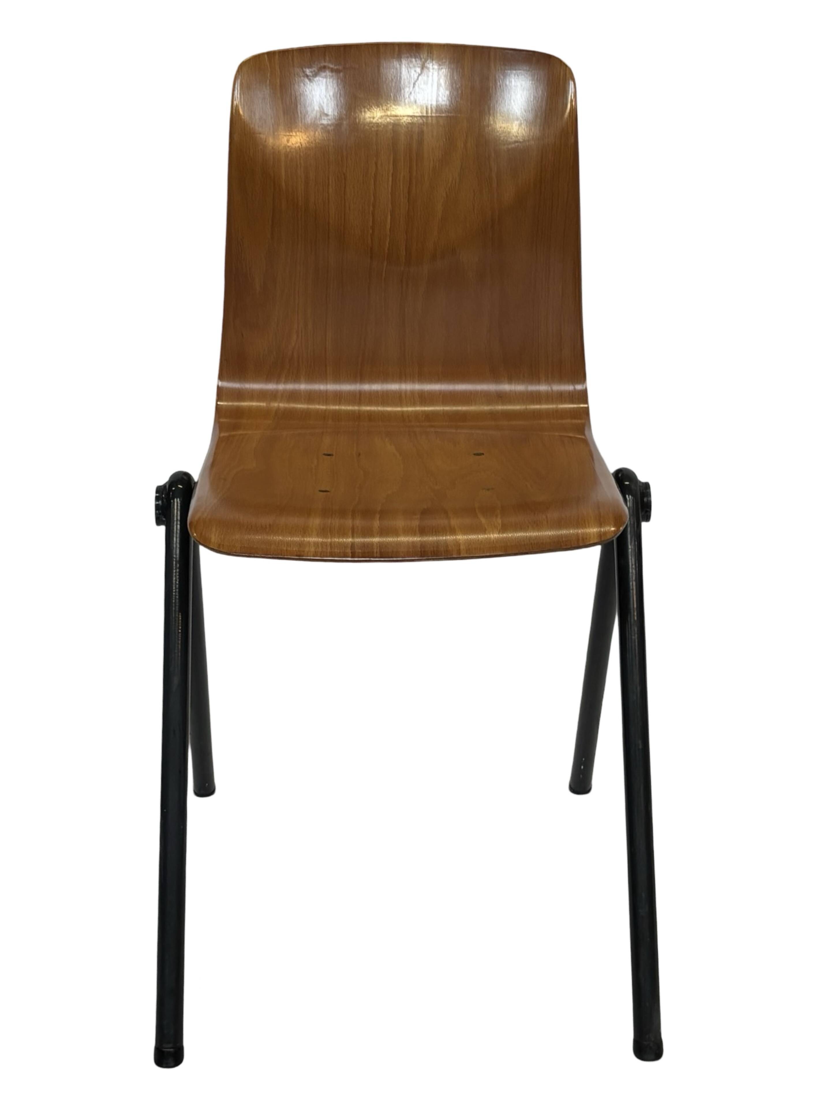 Vintage Chair Galvanitas Pagholz school chair design Dutch design